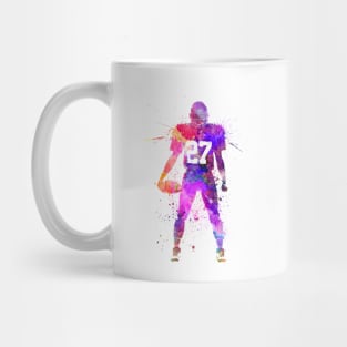 American football in watercolor Mug